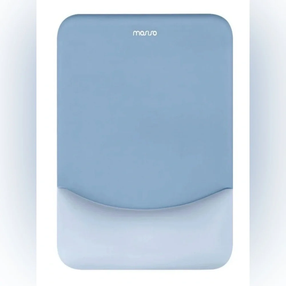 NWOT Mosiso Ergonomic Mouse Pad w/ Wrist Rest Memory Foam Mouse Mat Blue